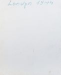 Rewers fotografii Leonarda ysza w trakcie suby w Polskich Siach Zbrojnych na Zachodzie, Londyn, 1944 r. (fot. ze zb. rodzinnych Beaty Kondlewskiej).