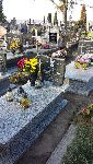 Mogia strz. Adama Janowskiego na cmentarzu parafialnym w Mnichu. Stan z listopada 2014 r. (fot. Wiesaw Paluchowski).