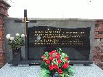 Jzef Koziski upamitniony na imiennej tablicy epitafijnej grobu rodzinnego na Cmentarzu Komunalnym we Wocawku, Al. Chopina. Stan z dn. 1 grudnia 2014 r.