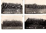 Fotografie 1 kompani 29 PSK i kolejno od 1 do 3 plutonw pierwszej kompani na Zaolziu w 1938r.