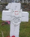 Andrzej ...ski, upamitniony na imiennej tablicy epitafijnej na cmentarzu wojennym w Sochaczewie - Trojanowie, Al. 600-lecia. Stan z 2005 r. 