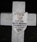 Alojzy Wojtowicz, upamitniony na imiennej tablicy epitafijnej na cmentarzu wojennym w Sochaczewie - Trojanowie, Al. 600-lecia. Stan z 2005 r.