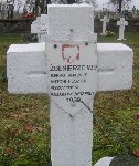 Berko Krajner, upamitniony na imiennej tablicy epitafijnej na cmentarzu wojennym w Sochaczewie - Trojanowie, Al. 600-lecia. Stan z 2005 r.