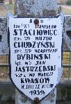 Wadysaw Dybiski upamitniony na imiennej tablicy epitafijnej na jednej z mogi zbiorowych cmentarza wojennego w Budach Starych. Stan z dn. 25. 12. 2005 r. (fot. Marcin Prengowski).