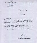 Pismo z Centralnego Archiwum Wojskowego z dn. 22 wrzenia 2009 r. ws. poszukiwa mogiy Franciszka Jurka (dok. ze zb. rodzinnych)