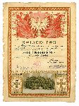 wiadectwo ukoczenia Szkoy Podoficerskiej 68 Puku Piechoty przez Franciszka Chlebowskiego wystawione 23 marca 1934 r. (dok. ze zb. rodzinnych).