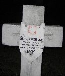 Franciszek Roewski, upamitniony na imiennej tablicy epitafijnej na cmentarzu wojennym w Sochaczewie - Trojanowie, Al. 600-lecia. Stan z 2005 r.
