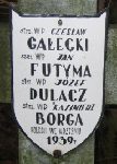 Czesaw Gaecki, upamitniony na imiennej tablicy epitafijnej na wydzielonej kwaterze na cmentarzu rzymskokatolickim w Juliopolu.