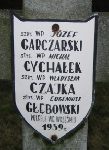 Wadysaw Czajka, upamitniony na imiennej tablicy epitafijnej na wydzielonej kwaterze na cmentarzu rzymskokatolickim w Juliopolu.