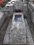 Kpt. Jan Fleischmann upamitniony symbolicznie na imiennej tablicy epitafijnej grobu rodzinnego na Cmentarzu Komunalnym we Wocawku, Al. Chopina. Stan z dn. 5 marca 2017 r. (fot. Rafa Michalak).