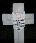 Ignacy Troska, upamitniony na imiennej tablicy epitafijnej na cmentarzu wojennym w Sochaczewie - Trojanowie, Al. 600-lecia. Stan z 2005 r.