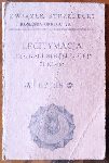 Legitymacja nr 62198 odznaki strzeleckiej III klasy wydana strz. Edmundowi Łącznemu w dniu 25 lipca 1932 r. (dok. ze zb. rodzinnych).