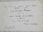 Zaproszenie na �lub Zenona Krzywi�skiego z Walentyn� Kieleck�, zaplanowany 26 sierpnia 1939 r. w ko�ciele �w. Ma�gorzaty w Poznaniu (fot. ze zb. rodzinnych).