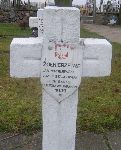 Jan Maciejewski, upamitniony na imiennej tablicy epitafijnej na cmentarzu wojennym w Sochaczewie - Trojanowie, Al. 600-lecia. Stan z 2005 r.