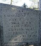 Tablica nagrobna na grobowcu rodziny Jeske - cm. parafialny w Kamionie.
