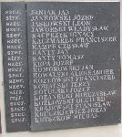 Mieczysaw Kozanecki upamitniony na jednej ze zbiorczych imiennych tablic pamitkowych w obrbie kwatery wojennej na cm. parafialnym w Rawie Mazowieckiej, ul. Tomaszowska. Stan z dn. 07. 02. 2011 r. (fot. Mariusz Kwapisz).