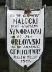 Franciszek Cieplichiewicz, upamitniony na imiennej tablicy epitafijnej na wydzielonej kwaterze na cmentarzu rzymskokatolickim w Juliopolu.