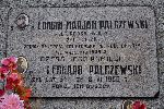Tablica epitafijna Longina Palczewskiego na cmentarzu w Kutnie (fot. W. Paluchowski, 18.11.2011).