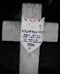 Jan Murawski, upamitniony na imiennej tablicy epitafijnej na cmentarzu wojennym w Sochaczewie - Trojanowie, Al. 600-lecia. Stan z 2005 r.