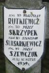 Wadysaw Rutkiewicz, upamitniony na imiennej tablicy epitafijnej na wydzielonej kwaterze na cmentarzu rzymskokatolickim w Juliopolu.