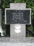 Kpr. pchor. Ludwik Palacz upamitniony na imiennej tablicy epitafijnej na mogile zbiorowej w obrbie kwatery wojennej onierzy Wojska Polskiego na cmentarzu parafialnym w Woli Cyrusowej. Stan z dn. 21.09.2013r. (fot. Baej Kucharski).