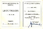 Legitymacja Medalu Zwycistwa i Wolnoci 1945 r. wydana Bronisawowi Bednarskiemu przez Przewodniczcego Rady Pastwa w dniu 5 marca 1976 r. (dok. ze zb. rodzinnych).