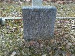 Alfons Misioek, upamitniony na imiennej tablicy epitafijnej na cmentarzu wojennym w Laskach (fot. M. Prengowski, 4.12.2011)