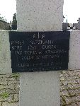 Zblienie tablicy na prawdopodobnym grobie mojego ojca Kazimierza Masiaka.
